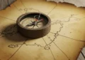 The Compass’s Quiet Betrayal: The History of the Compass, Navigation, and Imperial Routes Lodestone compass on maritime chart. - history of the compass