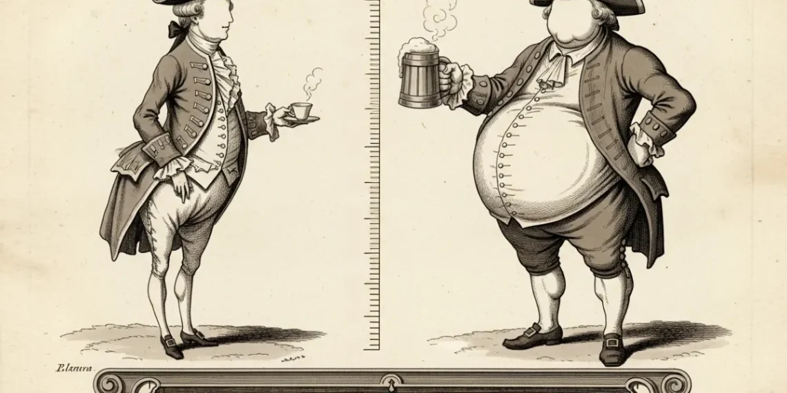 Political caricature helped cement the Napoleon Height Myth.
