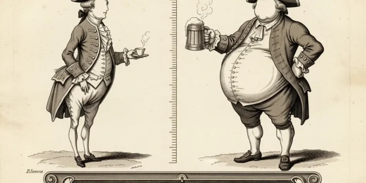 Political caricature helped cement the Napoleon Height Myth.