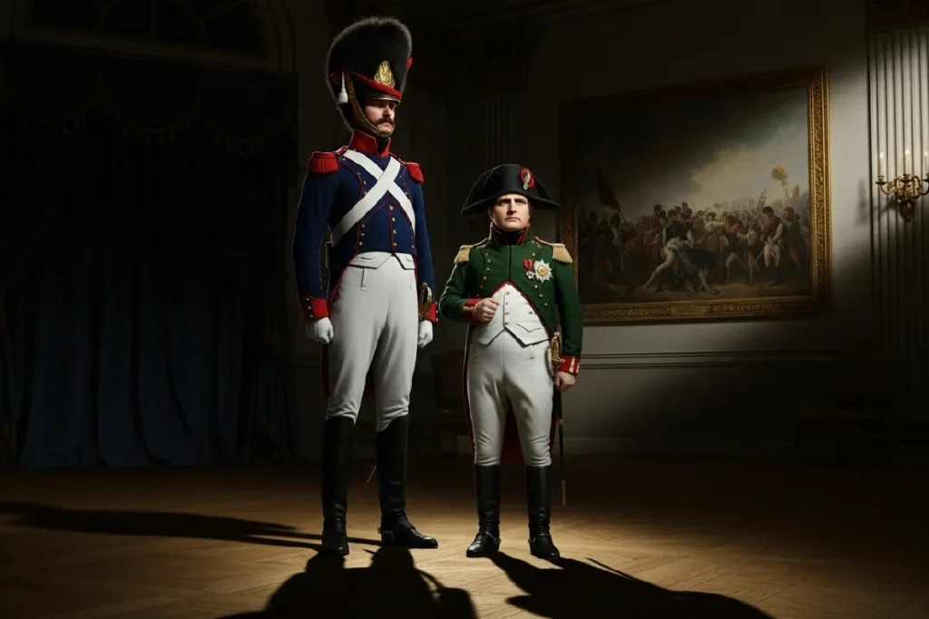 Napoleon Height Myth: 6 Political Lies That Shaped a Leader’s Image Napoleon Height Myth, The Shadow of the Guard: Creating an Illusion of Smallness