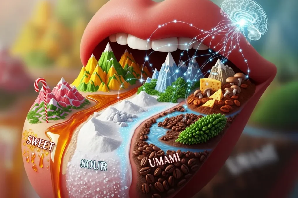 Tongue Map Myth: 7 Surprising Origins of the “Taste Zones” Falsehood Historic physiology textbook page with tongue map illustration.