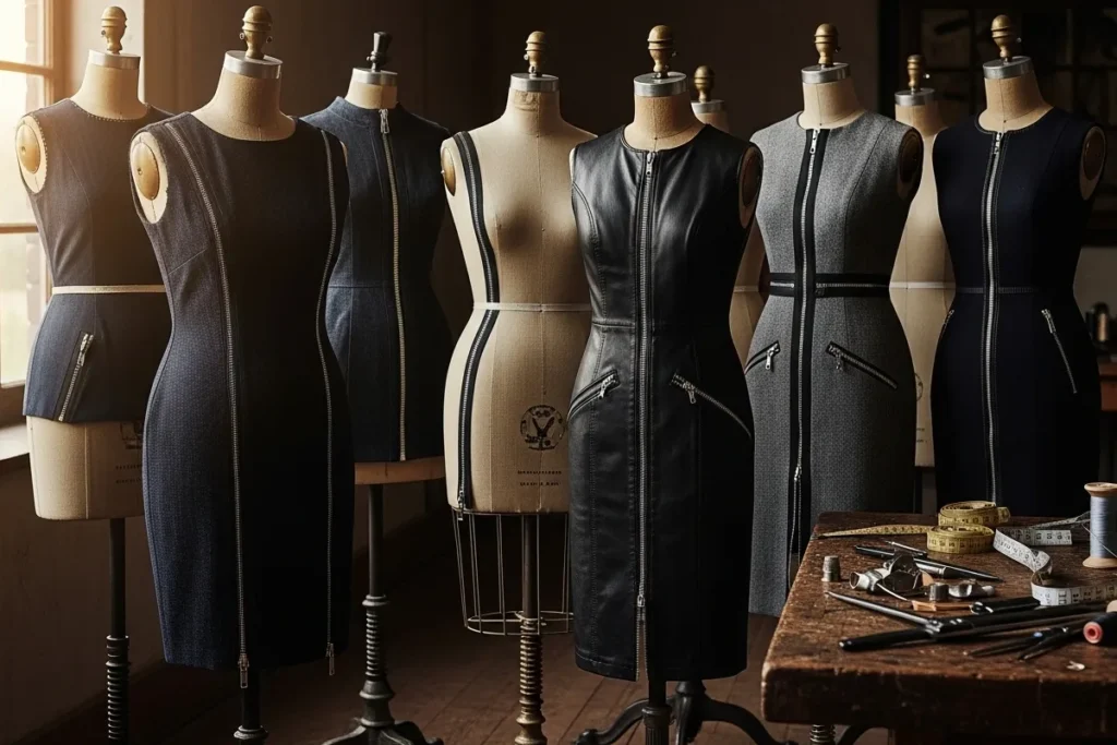 Beyond the Seam: The History of the Zipper That Freed and Bound Bodies Fashion silhouettes changed by closures.