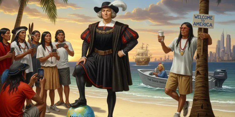 Columbus Discover America Myth