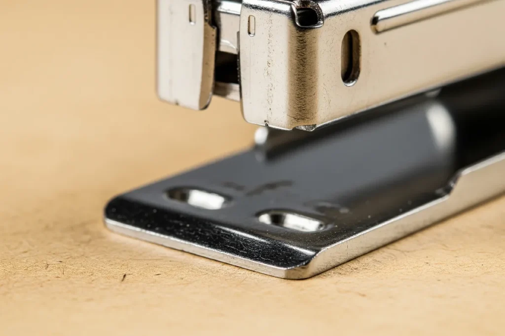 The Stapler’s Silent Coup: The History of the Stapler That Bound Bureaucracies and Secret Resistance Stapler teeth and anvil close-up - history of the stapler