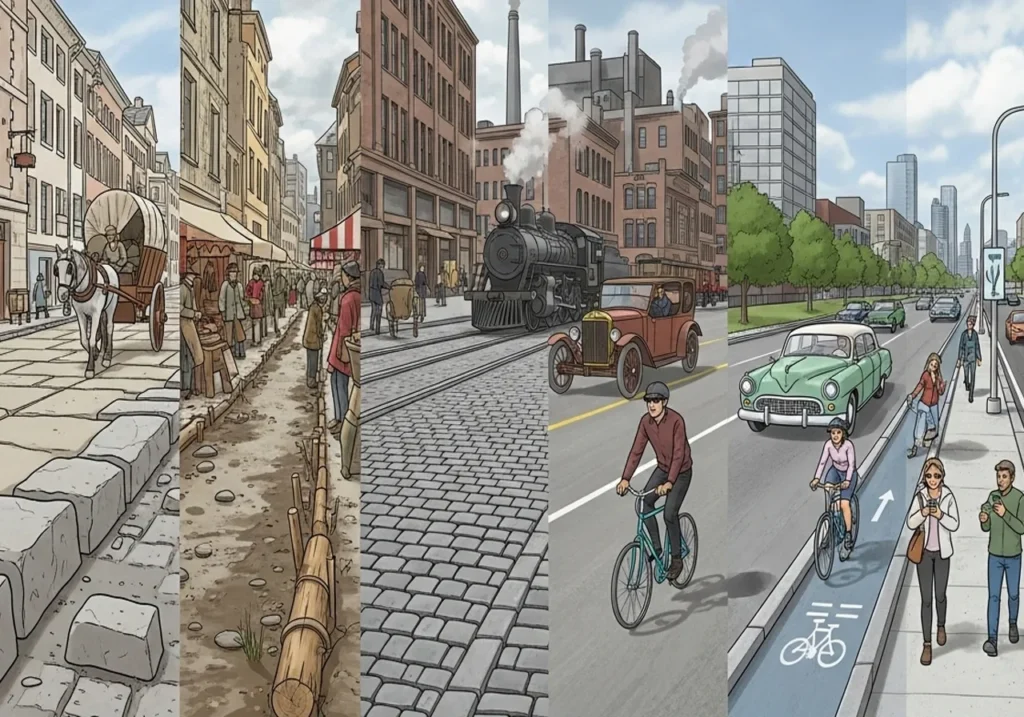 Raised Lines, Hidden Lines: The History of the Curb That Divided Streets and People History of the Curb